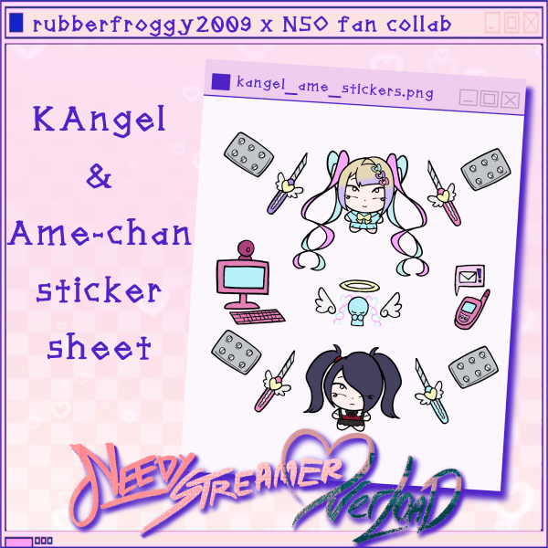 KAngel & Ame-chan Sticker Sheet