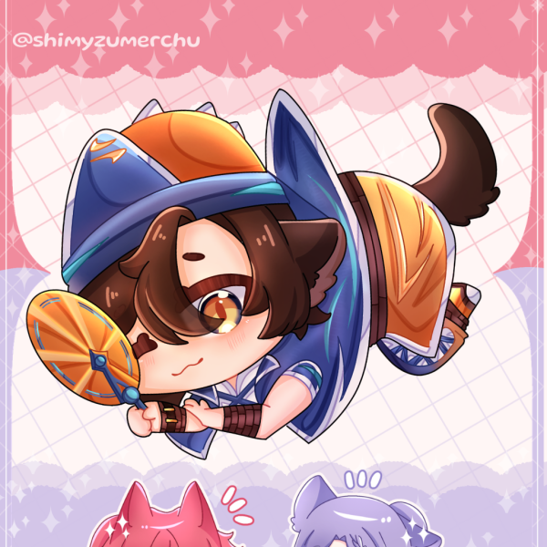 BoBoiBoy Fusion Sopan Acrylic Keychain Chibi