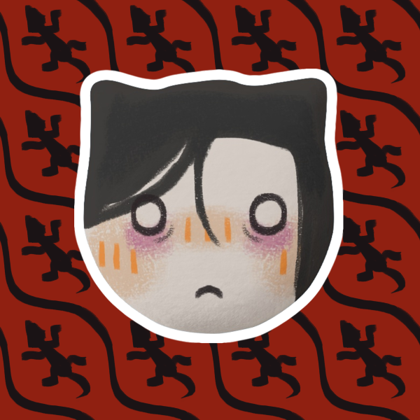 PATHOLOGIC -- Peter Stamatin Cat Ears Plush Badge