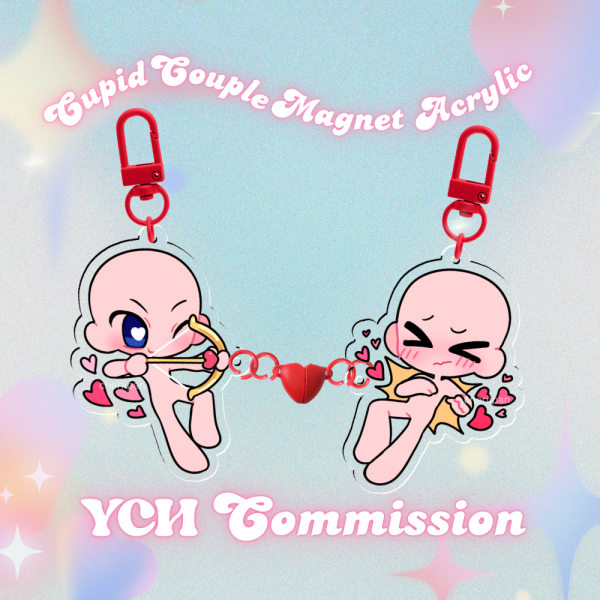 YCH Commission - Cupid Magnet Acrylic