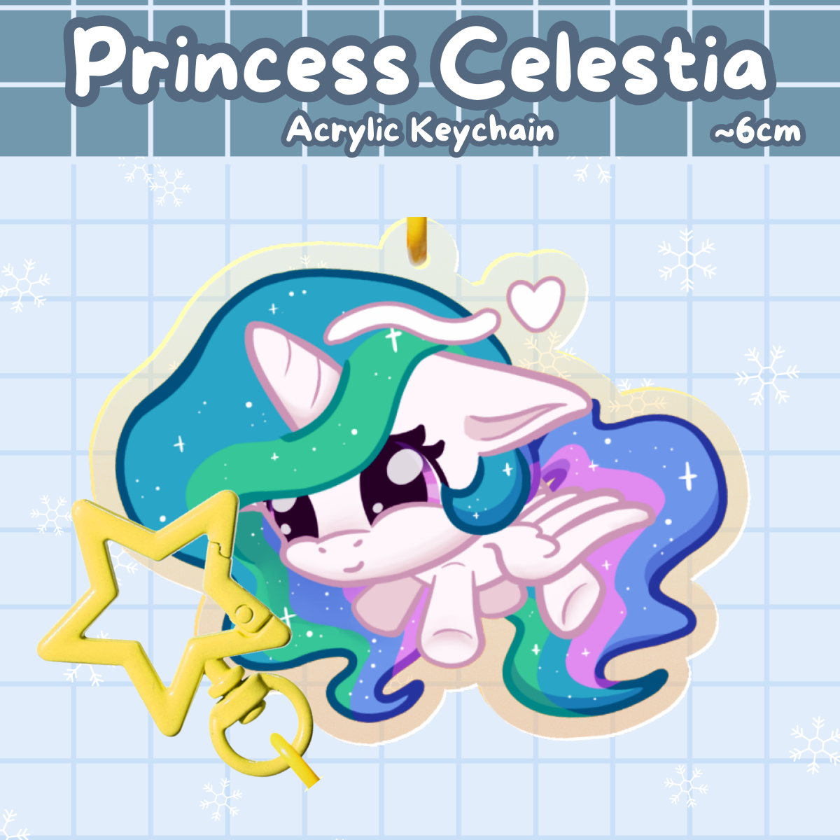 [MLP] Acrylic Keychain - Princess Celestia