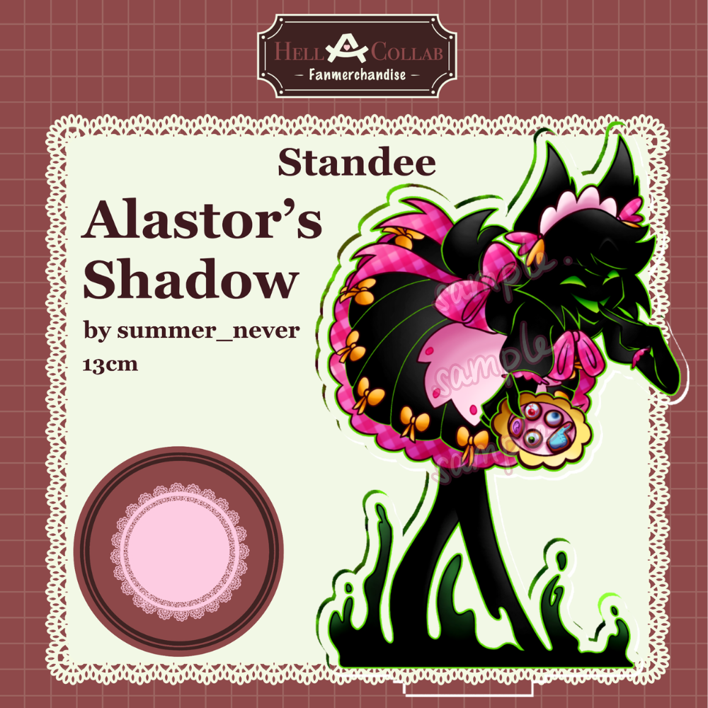 Alastor's Shadow – Standee – Hellacollab Maid Cafe Collection