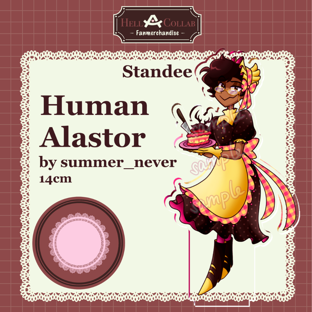 Human Alastor – Standee – Hellacollab Maid Cafe Collection