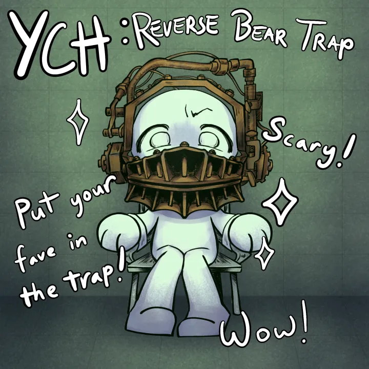 YCH Keychain: Reverse Beartrap from Saw!