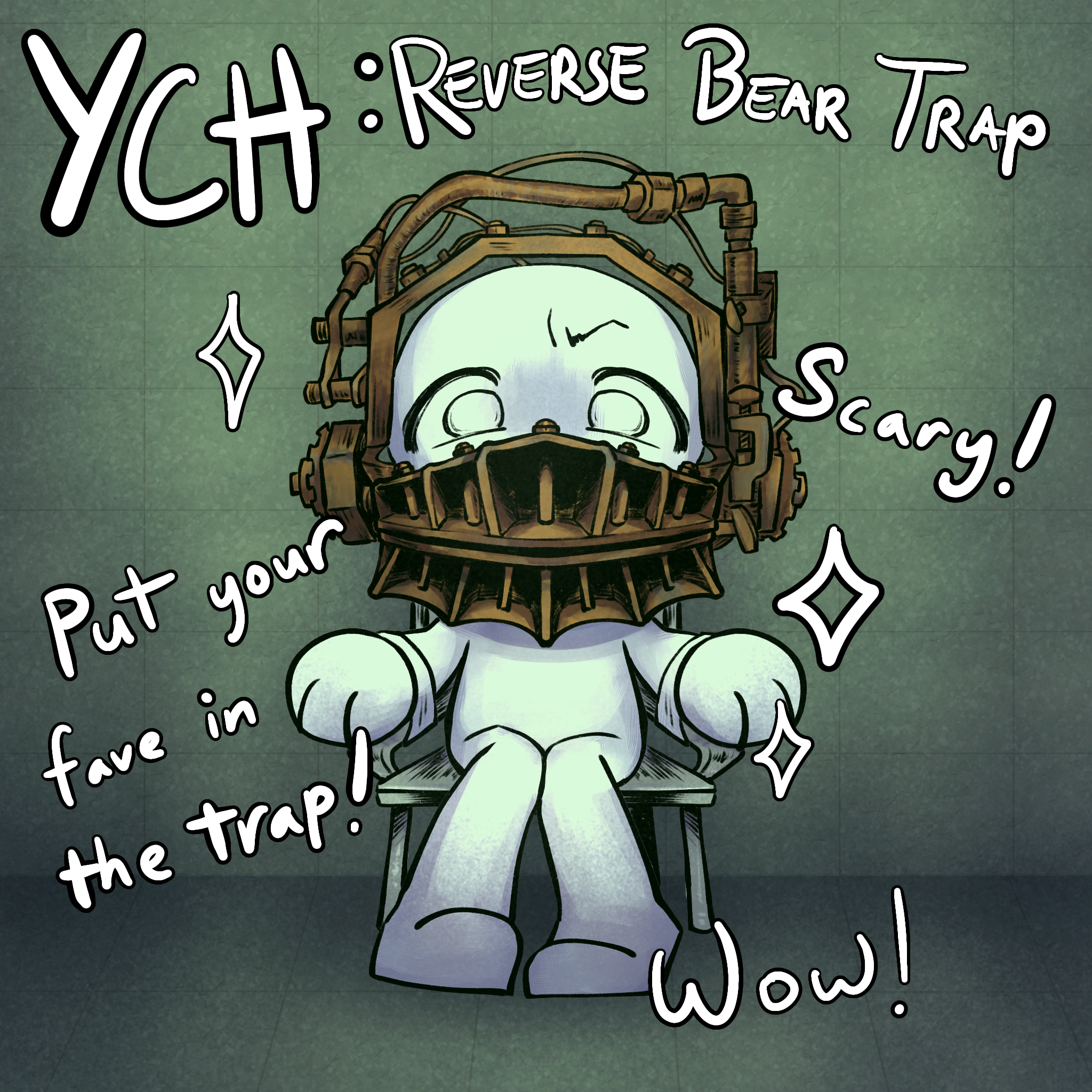 YCH Keychain: Reverse Beartrap from Saw!