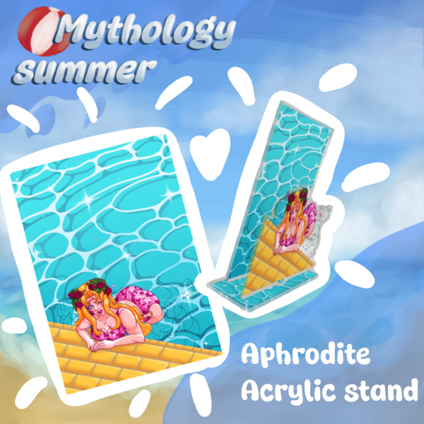 Mythology summer Aphrodite acrylic stand