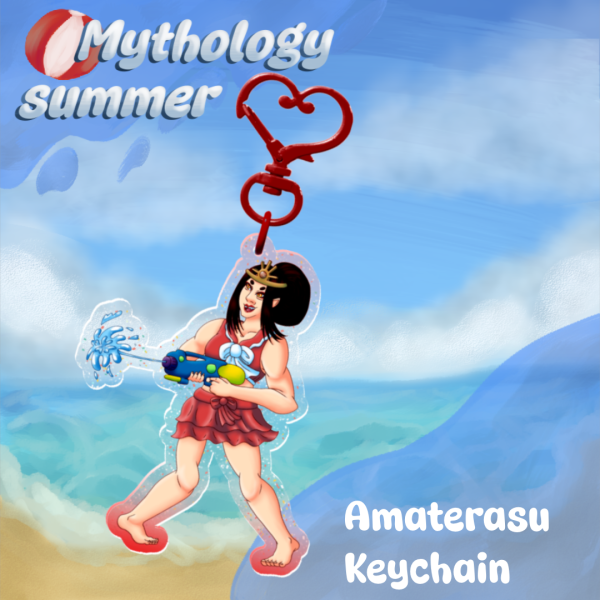 Mythology summer Amaterasu keychain