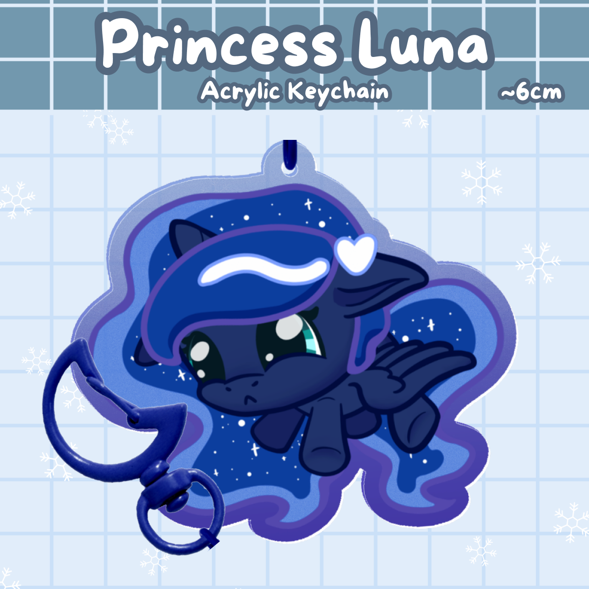 [MLP] Acrylic Keychain - Princess Luna
