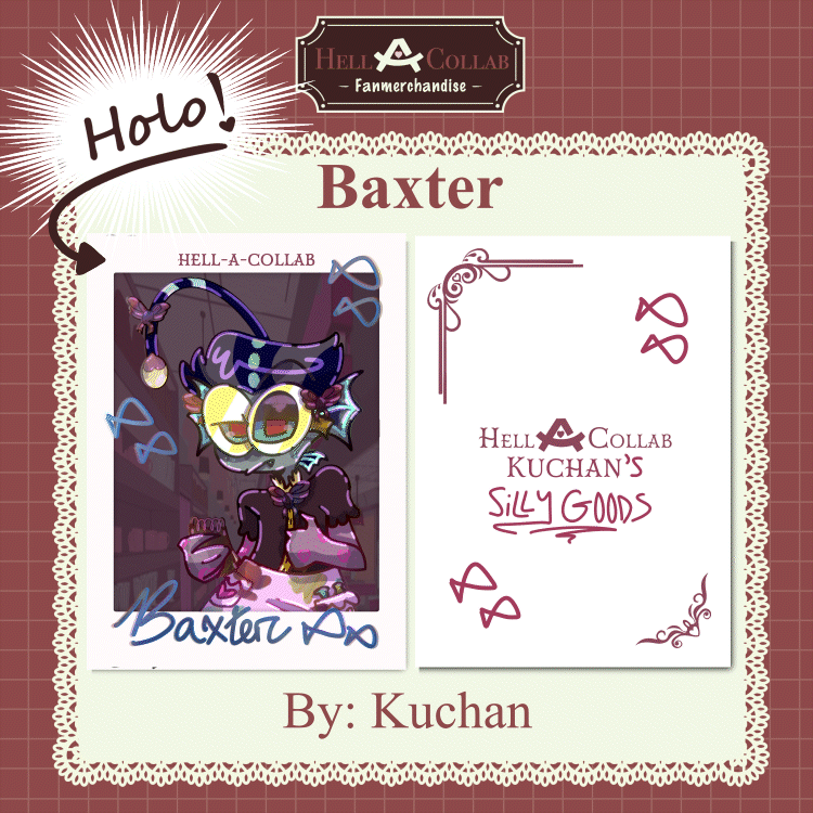 Baxter Card - Hellacollab Maid Cafe Collection