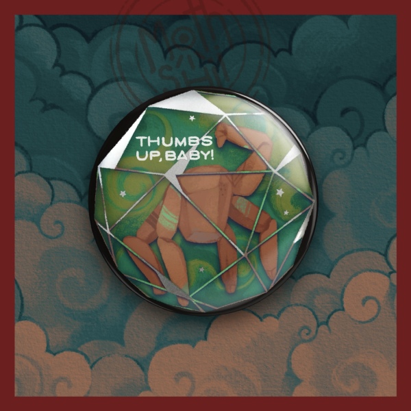 Thumbs up! Rocky ✦ Holographic Badge