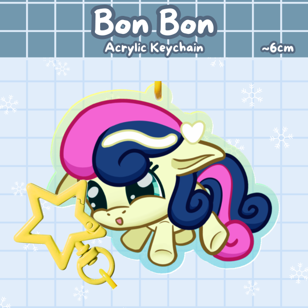 [MLP] Acrylic Keychain - Bon Bon