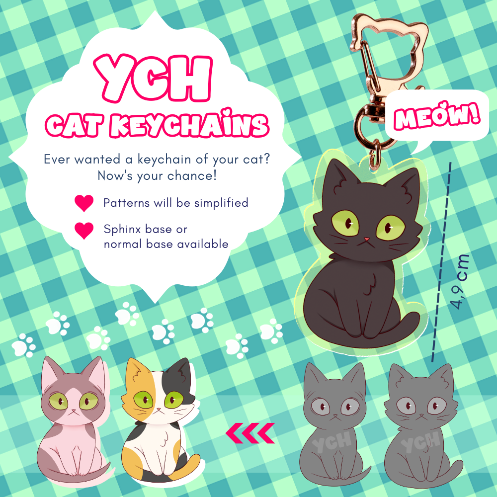 YCH Cat Keychain