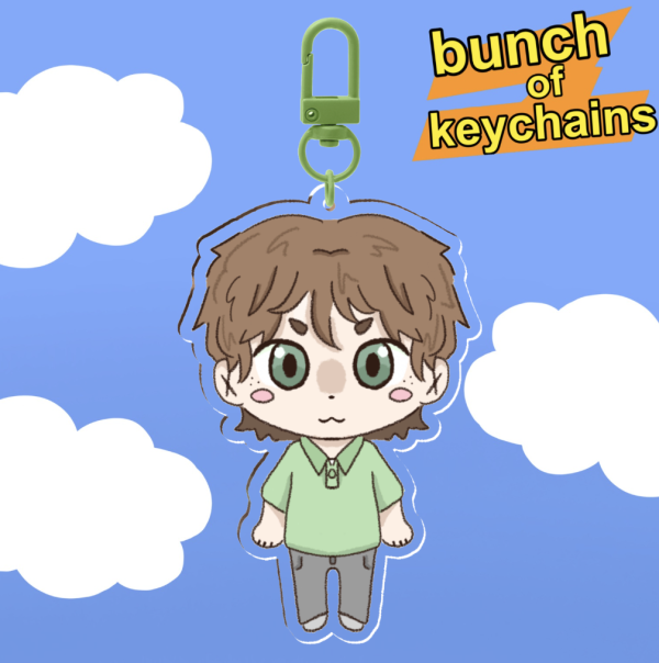 coy piso keychain ! - bunch of friends