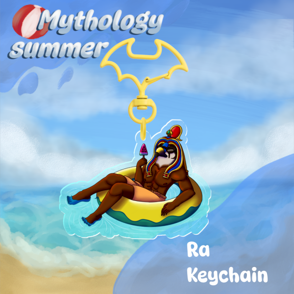 Mythology summer Ra keychain