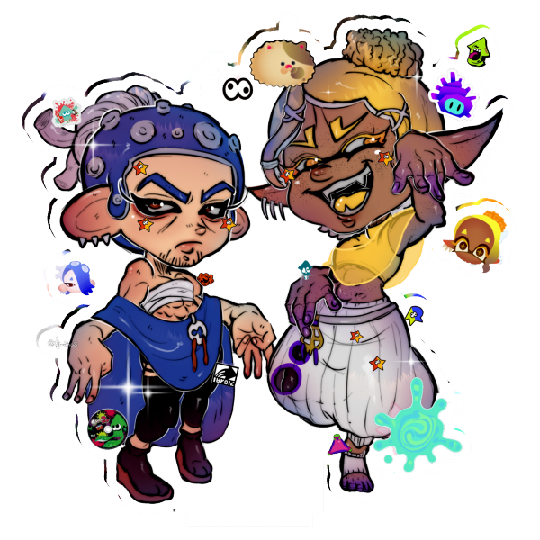[GK + SPL CROSSOVER ALT] Ft. Tsukishima & Koito Duo Acrylic Standee
