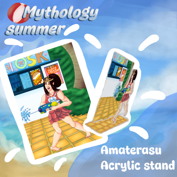 Mythology summer Amaterasu acrylic stand