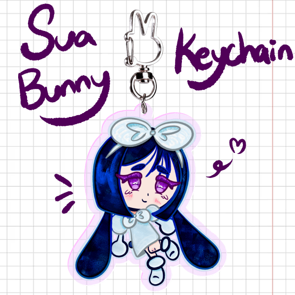 [ ALIEN STAGE ] Sua Bunny Keychain