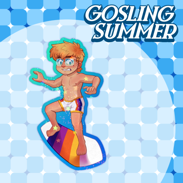 PHM - Ryland Grace Surfing Sticker