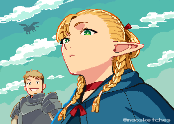 Dungeon Meshi - Marcille and Laios