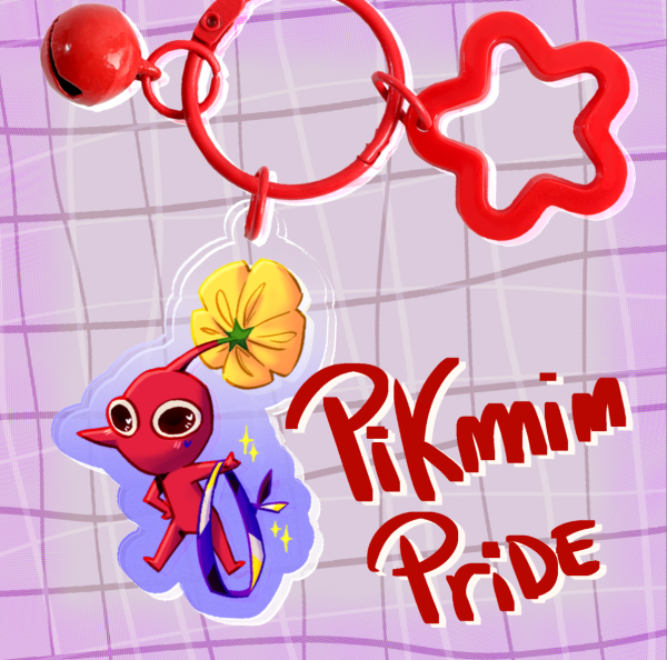 Red Pikmin Pride NonBinary Bracelet
