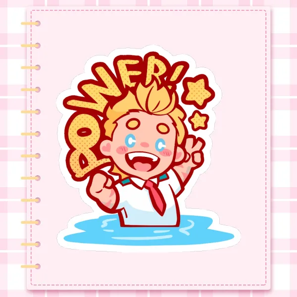 Soft Touch Sticker - Mirio Togata Lemillion the Big Three - Boku No Hero Academia My Hero Academia Anime BNHA MHA