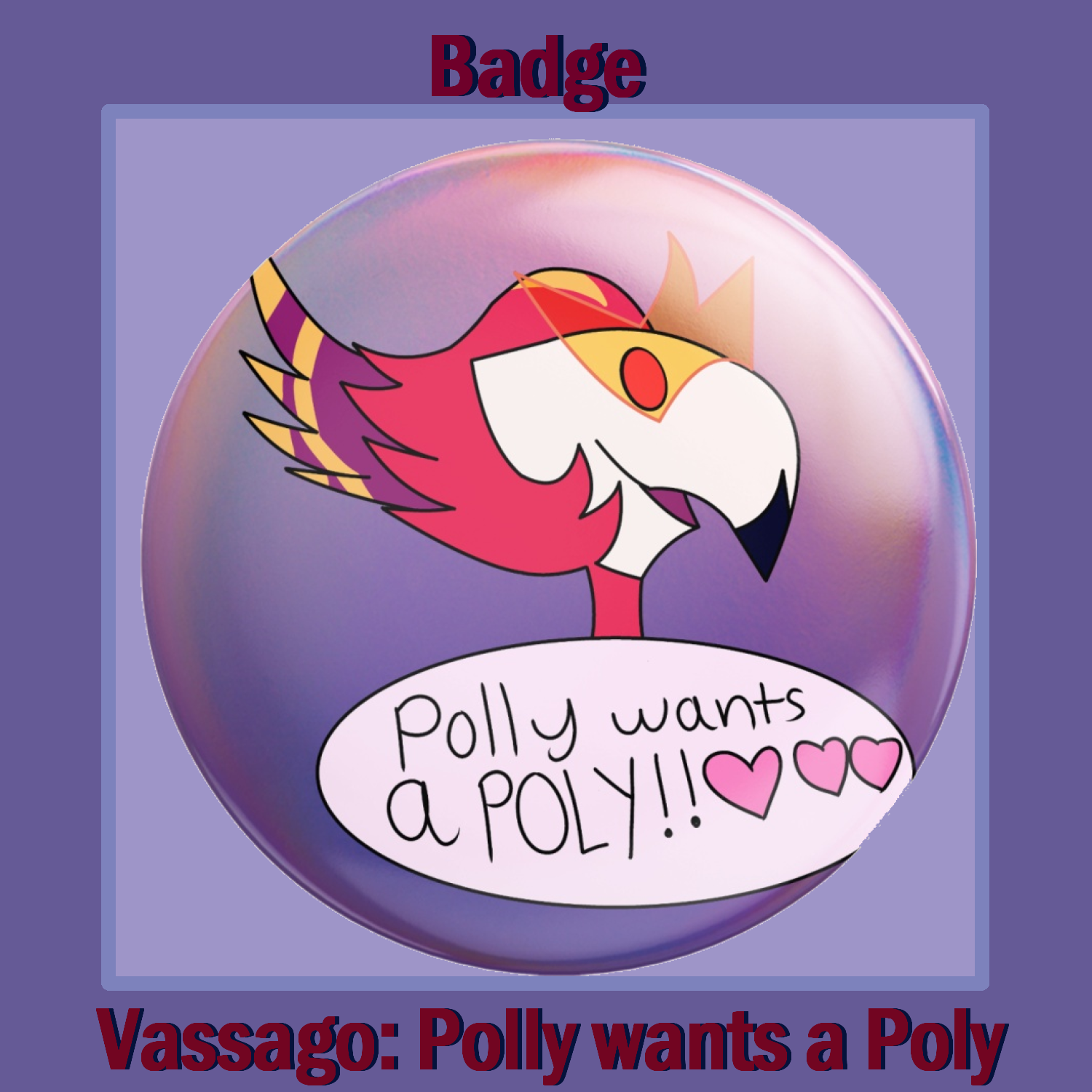 Polly wants a Poly Badge 2