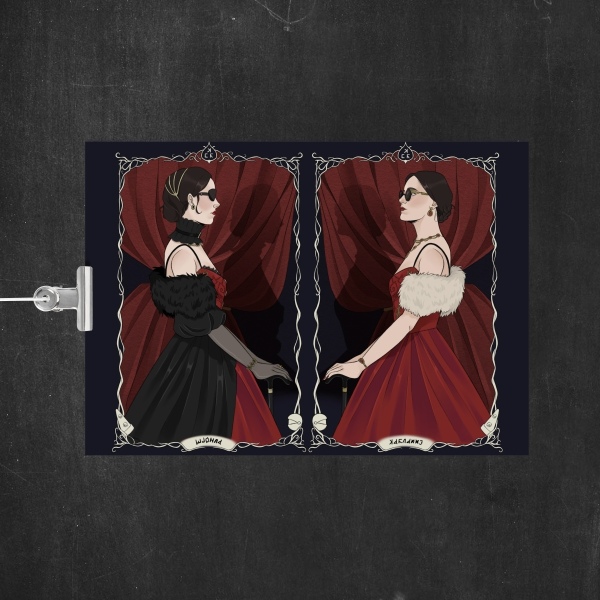 Sylvia and Marianne Poster