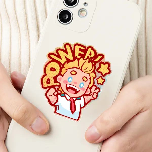 Rainbow Acrylic Airbag Phone Holder Phone Grip - Mirio Togata Lemillion the Big Three - Boku No Hero Academia My Hero Academia Anime BNHA MHA
