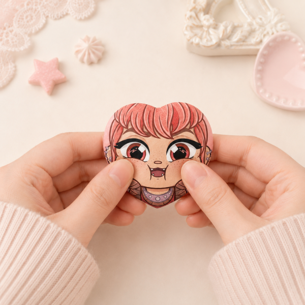 Nimona⚡ Heart Shape Plush Bad