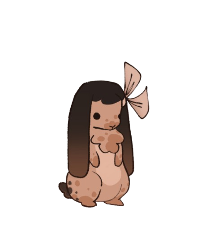 bunny Nezuko phone charm