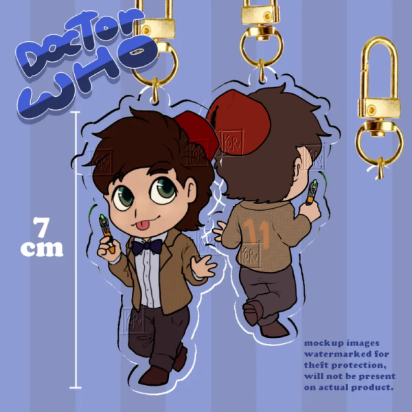 WHO 11th Doctor ✧ keychain