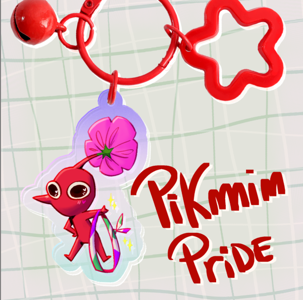 Red Pikmin Pride Queer Bracelet