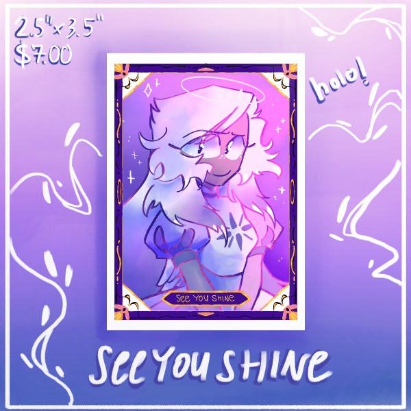 See You Shine || Hazbin Hotel Emily Fan Card