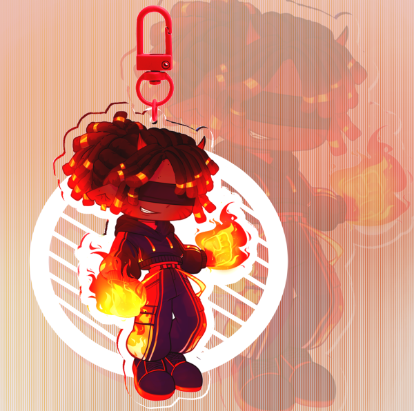 FlameFrags Acrylic Keychain