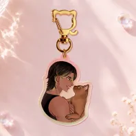 Elias and Mocha (OC) Acrylic Keychain