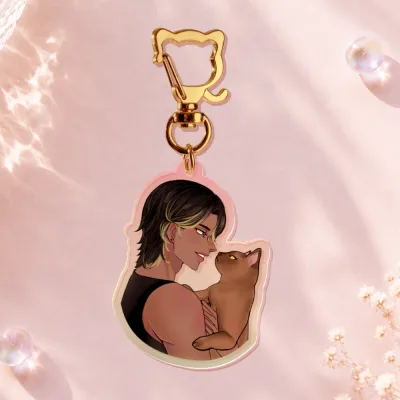 Elias and Mocha (OC) Acrylic Keychain