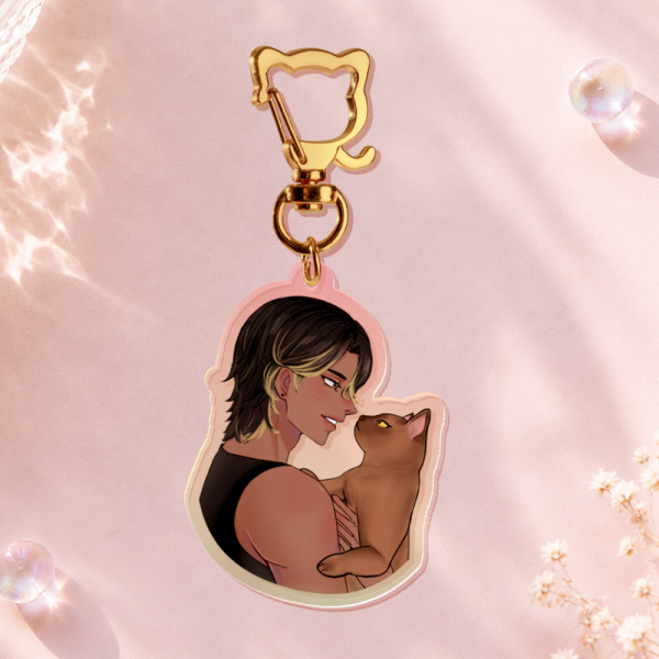 Elias and Mocha (OC) Acrylic Keychain