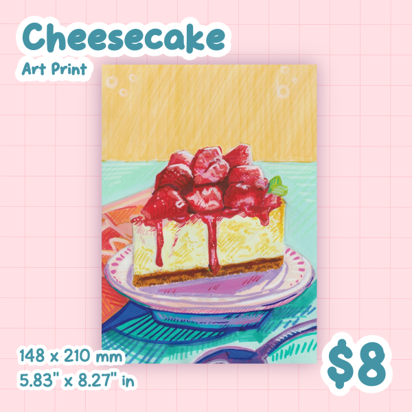 Strawberry Cheesecake Print