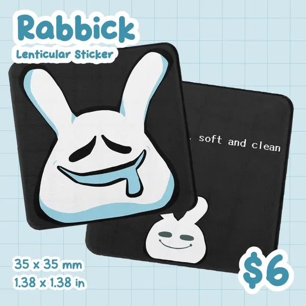 Rabbick Lenticular Sticker