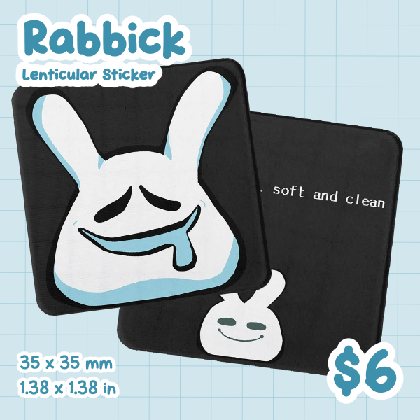 Rabbick Lenticular Sticker
