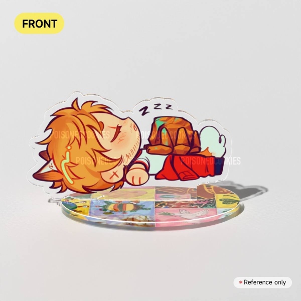 Sleepy Grace & Rocky Acrylic Standee