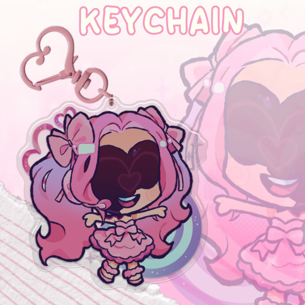 Zombie Stage Mizi Epoxy Acrylic Keychain