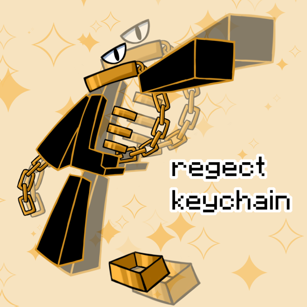 Regect Clear Acrylic Keychain
