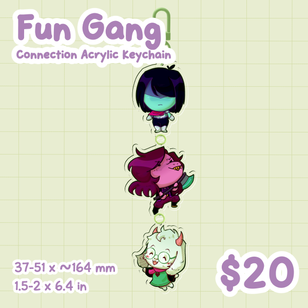 Fun Gang Connection Keychain