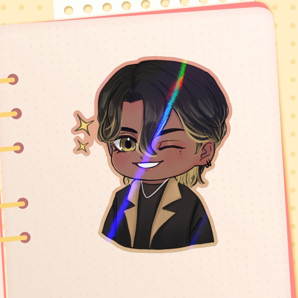 Elias (OC) Colored Edge Sticker