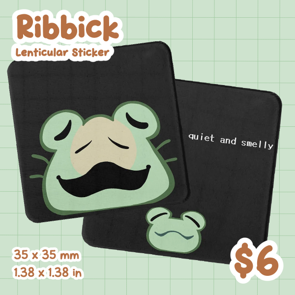 Ribbick Lenticular Sticker
