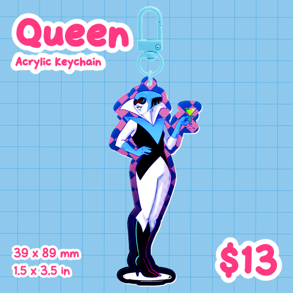 Queen Acrylic Keychain