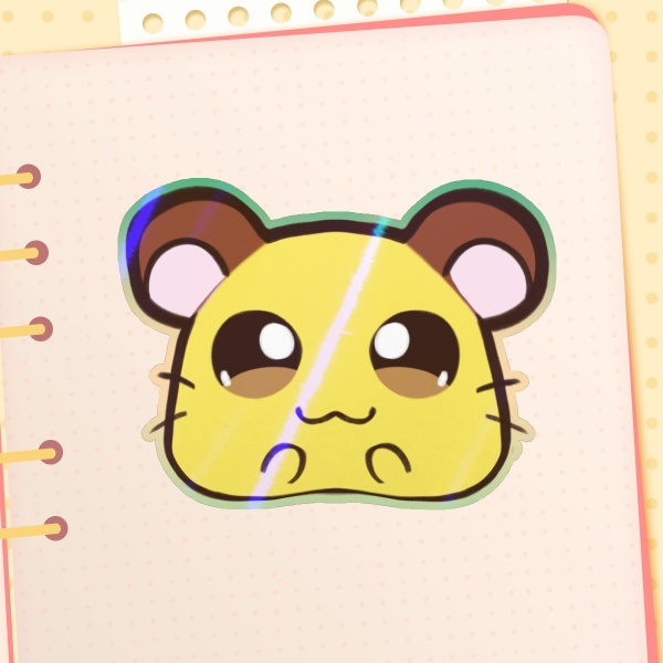 Penelope Colored Edge Sticker