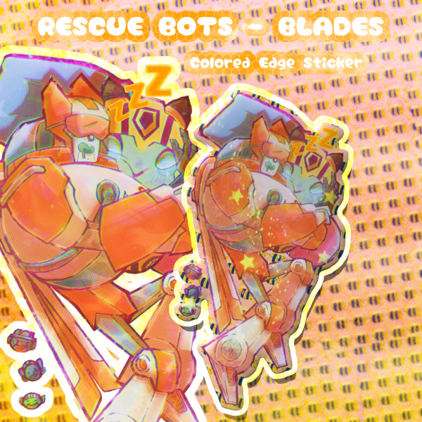 [Blades][Transformers] Sleepi ≡ Colored Edge Die Cut Sticker