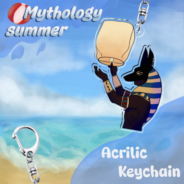 Anubis summer lantern festival Acrylic Keychains